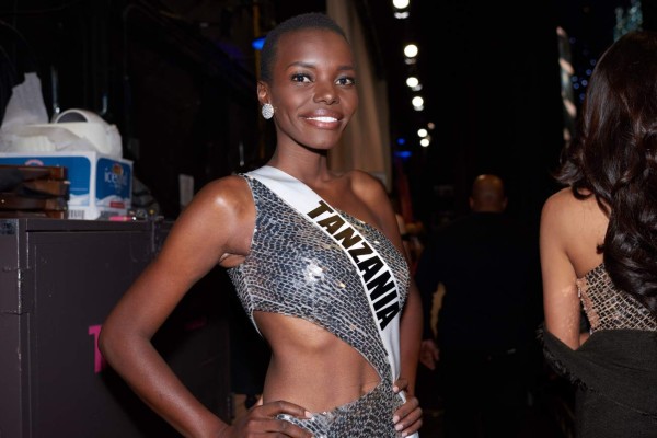 Lilian Ericaah Maraule, Miss Tanzania 2017 backstage during The MISS UNIVERSE® Competition airing on FOX at 7:00 PM ET live/PT tape-delayed on Sunday, November 26th from the AXIS at Planet Hollywood Resort & Casino in Las Vegas, NV. The contestants have spent the last few weeks touring, filming, rehearsing and preparing to compete for the Miss Universe crown in Las Vegas. HO/The Miss Universe Organization