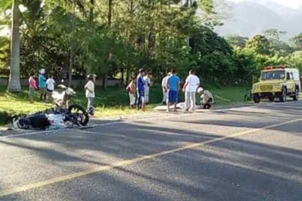 Motociclista muere cuando iba a visitar a su madre a La Ceiba