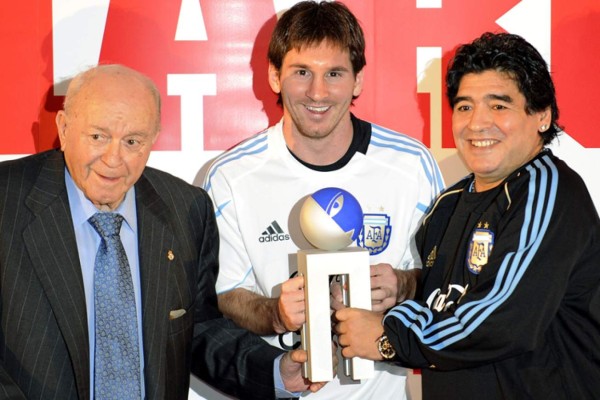 Messi, Cristiano y las estrellas del fútbol despiden a Di Stéfano  