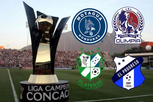 Olimpia, Honduras Progreso y Platense ya conocen sus rivales en la fase previa de la Concacaf