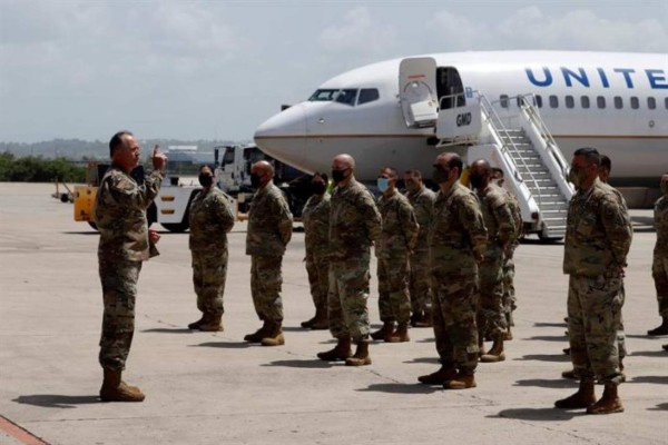 Militares puertorriqueños llega a Honduras en una misión de adiestramiento