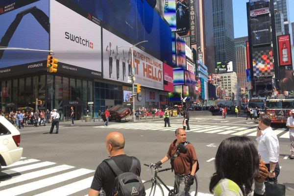 Atropello múltiple en Times Square deja un muerto y 19 heridos