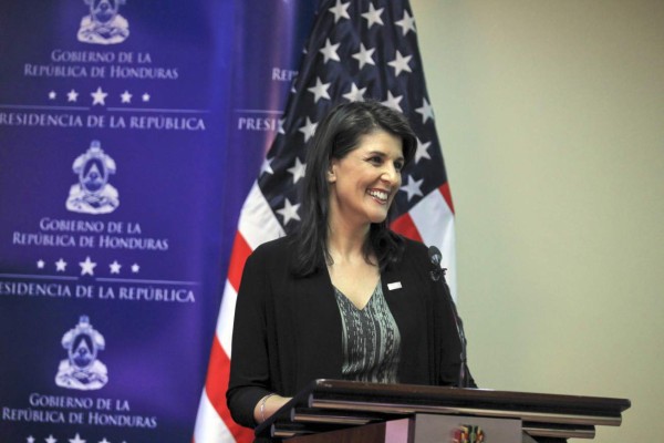 Haley afirma que EEUU reforzará sus lazos con Latinoamérica en 2018