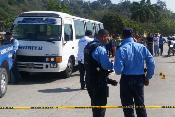 Matan a conductor de bus en Choloma