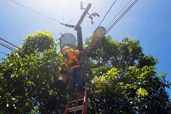 Estas zonas de San Pedro Sula y Tegucigalpa no tendrán electricidad el lunes