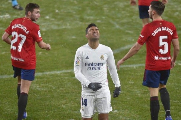 Real Madrid se estanca con frío empate ante Osasuna y deja escapar la oportunidad de ser líder