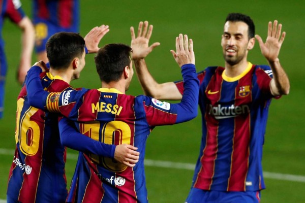 El Barcelona superó al Getafe en la jornada 31 de la Liga Española. Foto EFE