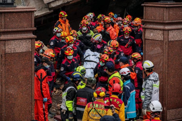 Rescatan a la mayoría de los desaparecidos tras el terremoto de Taiwán