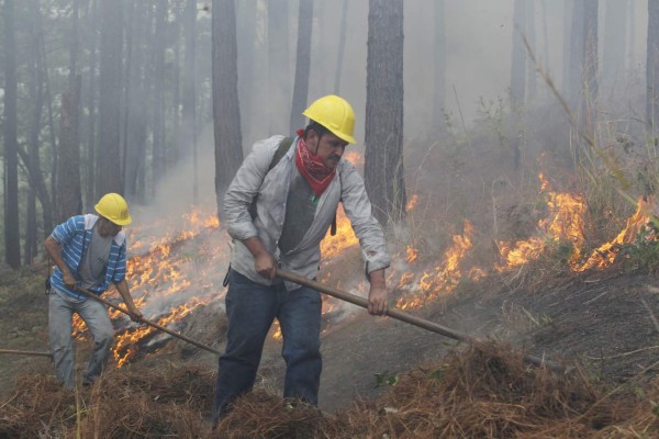 Seis grandes incendios asfixian la capital de Honduras