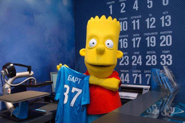 El Zenit de San Petersburgo fichó a Bart Simpson