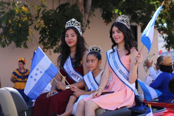 Hondureños en Los Ángeles festejan su Independencia