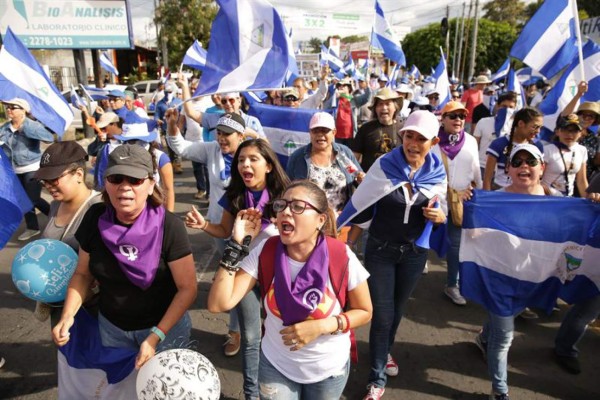 Marchan contra Ortega a cuatro meses del estallido social de Nicaragua