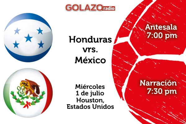 Siga los detalles de Honduras-México