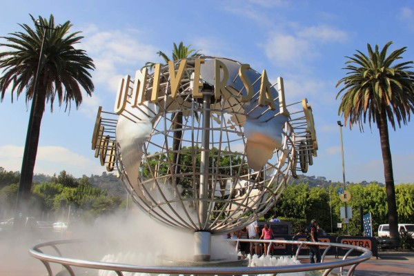 Los Angeles, California, USA - October 10, 2014: Universal Studios Hollywood, the Entertainment Capital of LA, is the first film studio and theme park of Universal Studios Theme Parks across the world. It consists of 7 rides, 5 shows, 2 performance areas and a retrospective museum.