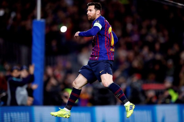 Messi guía la goleada del Barcelona ante Lyon y avanza a cuartos de Champions