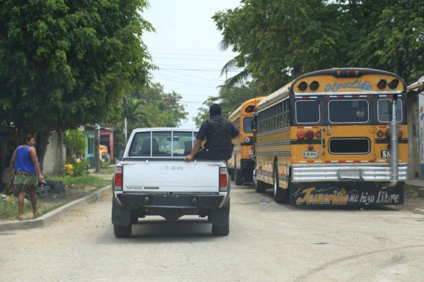 Policía de Honduras realiza operativos contra pandilleros en Chamelecón