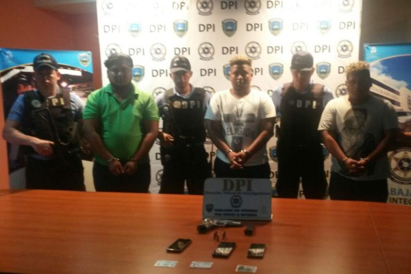 Detienen a tres sospechosos de robo en San Pedro Sula