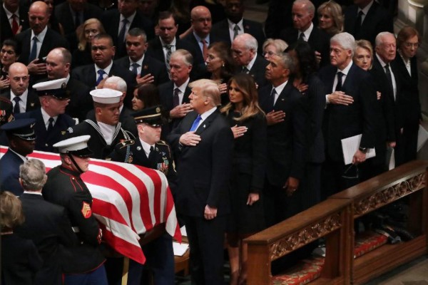 EEUU despide a George H. W. Bush en funeral de Estado