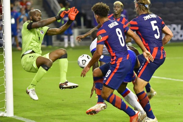 Triunfo sufrido de Estados Unidos ante Haití por la Copa Oro