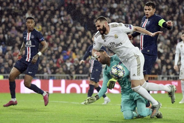 Video: El gol de Benzema en el Real Madrid - PSG en donde no pudo hacer nada Keylor Navas