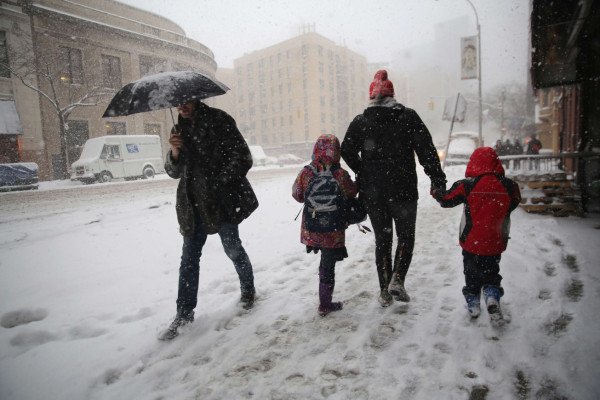 Tormenta Pax cubre de nieve el este de EUA