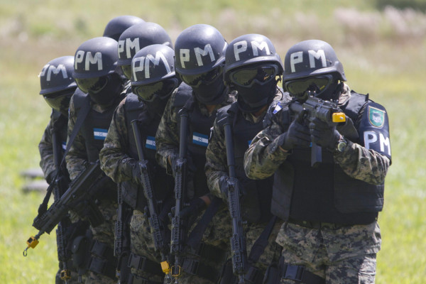 Militares de Honduras listos para enfrentar la delincuencia