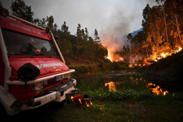 Inmenso incendio forestal deja 62 muertos en Portugal