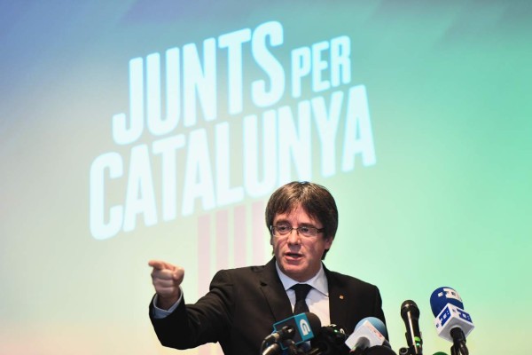 Puigdemont lanza su campaña desde Bélgica