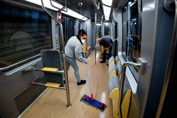 El metro de Nueva York dejará de funcionar las 24 horas para desinfección