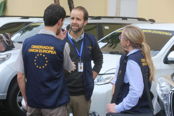 OEA y Unión Europea completan observadores