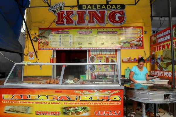 La ruta de las ricas baleadas en San Pedro Sula