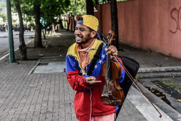 Íconos de las protestas opositoras en Venezuela