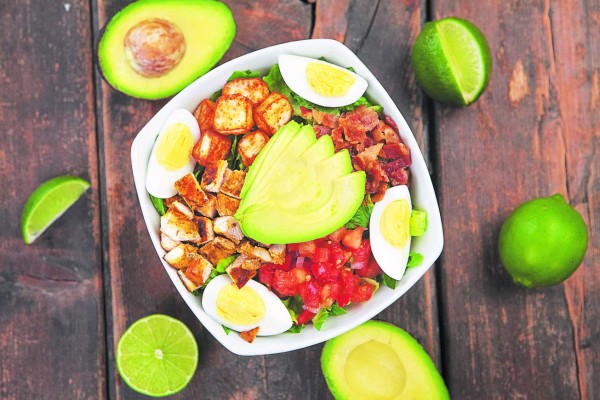 Healthy chopped salad