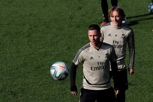 Hazard, Sergio Ramos y Benzema esperan estar en el derbi ante Atlético de Madrid