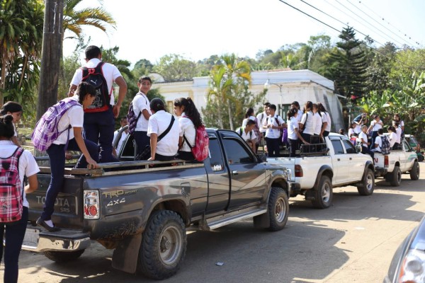 Pateplumas, ejemplos en educación en Honduras