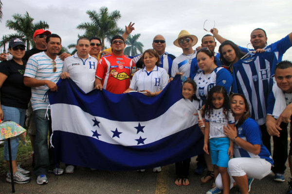 Hondureños y brasileños vivieron una gran fiesta en Miami