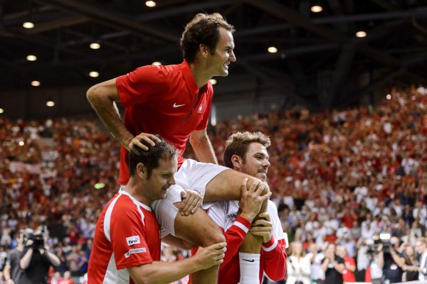 Federer clasifica a Suiza para su segunda final de la Copa Davis