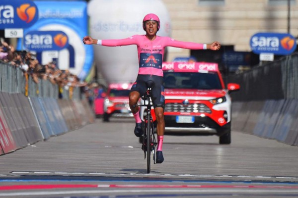 Colombiano Egan Bernal conquistó el Giro de Italia