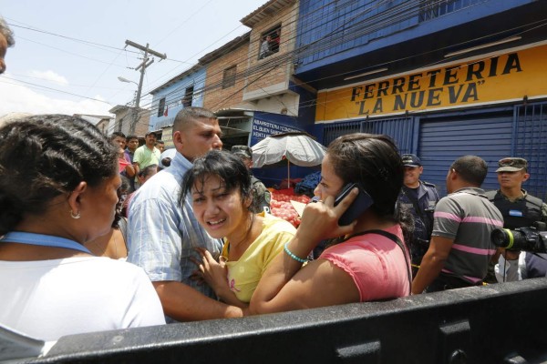 Asesinan a padre e hijo en el mercado zonal Belén de Tegucigalpa