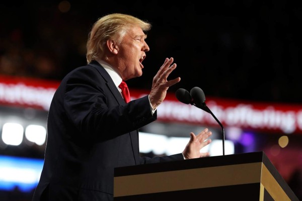 Donald Trump al aceptar nominación: 'Soy el candidato de la ley y el orden'