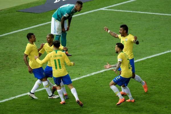 Brasil vence a Alemania en amistoso previo al Mundial