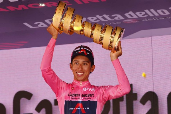 Colombiano Egan Bernal conquistó el Giro de Italia