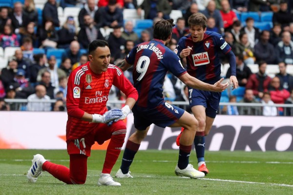 El golazo que le metió un exbarcelonista a Keylor Navas en el Real Madrid-Eibar