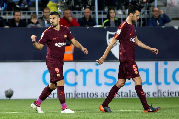 ¡Sin Messi! El Barcelona supera al Málaga y se consolida en la cima