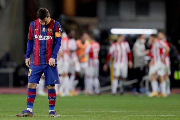Messi, expulsado por primera vez en su carrera como jugador del Barcelona