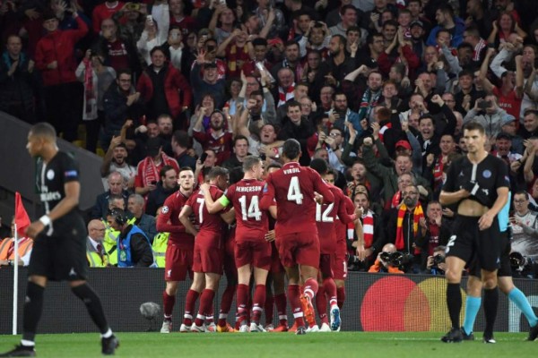 El Liverpool vence sobre la hora al PSG en trepidante juego