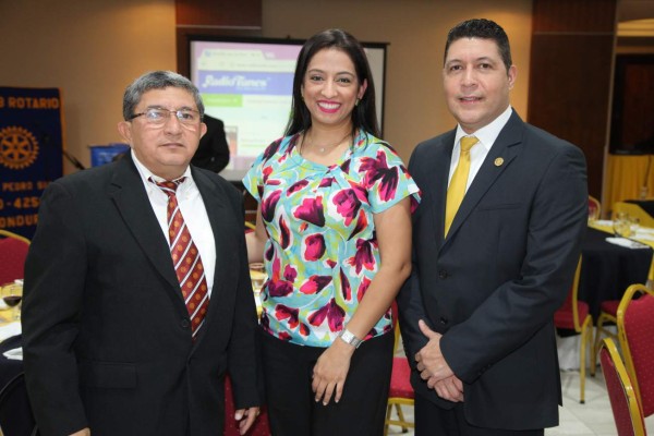 Club Rotario San Pedro Sula honra a dos sampedranos