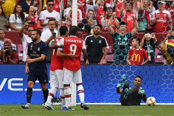 Real Madrid vence en tanda de penales al Arsenal por la Internacional Champions Cup