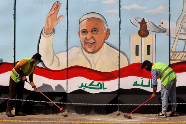 Por primera vez en la historia, un papa visita Irak