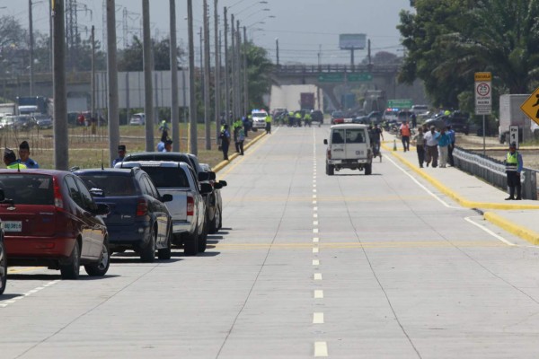 Habilitan segunda trocha del segundo anillo en San Pedro Sula